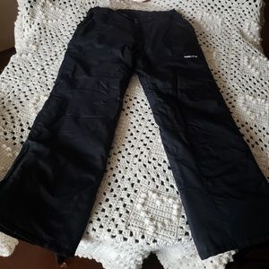 Black ski pants snowboard pants